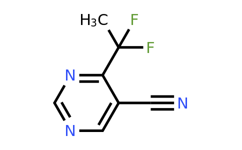 CAS 1427195-16-1 | 4-(1,1-Difluoro-ethyl)-pyrimidine-5-carbonitrile