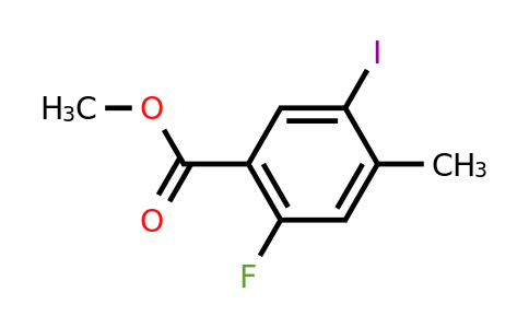 CAS 1427195-21-8 | 2-Fluoro-5-iodo-4-methyl-benzoic acid methyl ester