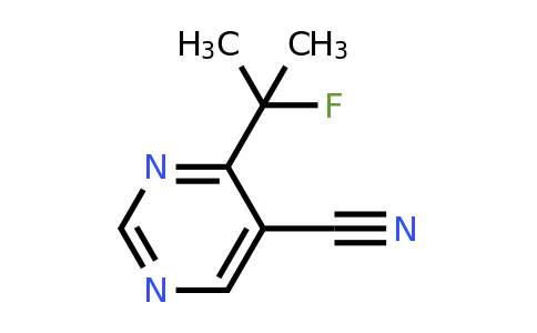 CAS 1427195-26-3 | 4-(1-Fluoro-1-methyl-ethyl)-pyrimidine-5-carbonitrile