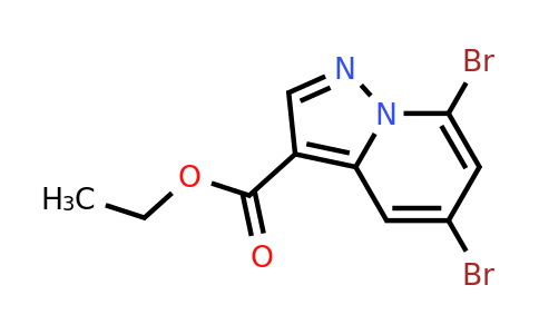 CAS 1427195-34-3 | 5,7-Dibromo-pyrazolo[1,5-a]pyridine-3-carboxylic acid ethyl ester