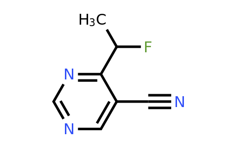 CAS 1427195-36-5 | 4-(1-Fluoro-ethyl)-pyrimidine-5-carbonitrile