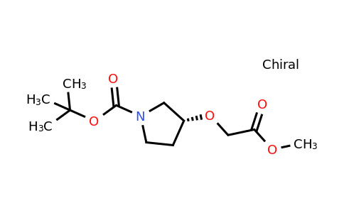 CAS 1427203-52-8 | (R)-3-Methoxycarbonylmethoxy-pyrrolidine-1-carboxylic acid tert-butyl ester