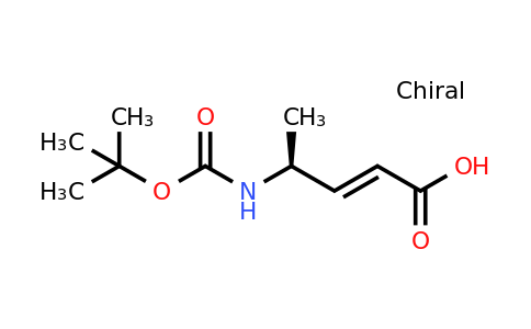 CAS 142723-69-1 | 2-Pentenoic acid, 4-[[(1,1-dimethylethoxy)carbonyl]amino]-, (2E,4S)-