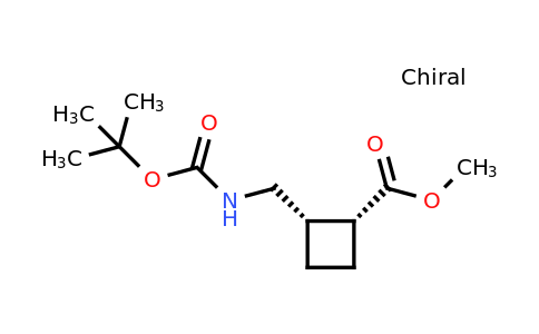 CAS 1427286-23-4 | methyl (1R,2S)-2-[(tert-butoxycarbonylamino)methyl]cyclobutanecarboxylate
