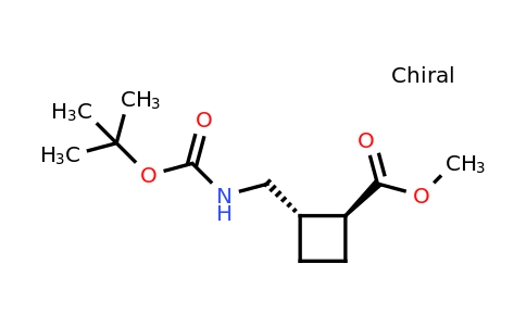 CAS 1427286-24-5 | methyl (1S,2S)-2-[(tert-butoxycarbonylamino)methyl]cyclobutanecarboxylate