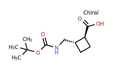 CAS 1427286-26-7 | (1S,2S)-2-[(tert-butoxycarbonylamino)methyl]cyclobutanecarboxylic acid