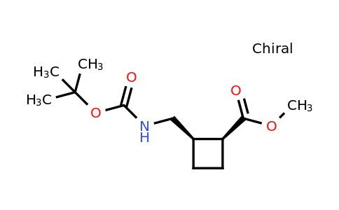 CAS 1427286-28-9 | methyl (1S,2R)-2-[(tert-butoxycarbonylamino)methyl]cyclobutanecarboxylate