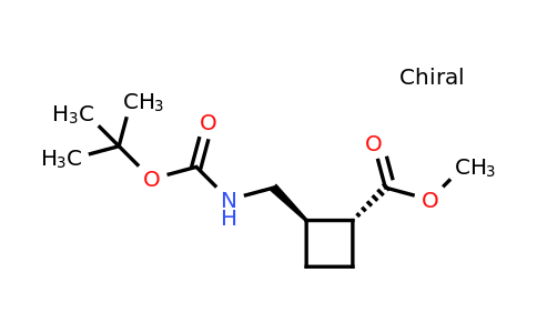 CAS 1427286-29-0 | methyl (1R,2R)-2-[(tert-butoxycarbonylamino)methyl]cyclobutanecarboxylate