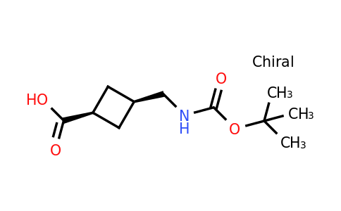 CAS 1427319-48-9 | cyclobutanecarboxylic acid, 3-[[[(1,1-dimethylethoxy)carbonyl]amino]methyl]-, cis-