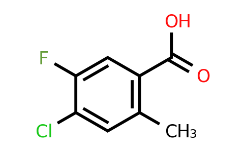 CAS 1427365-67-0 | 4-Chloro-5-fluoro-2-methylbenzoic acid