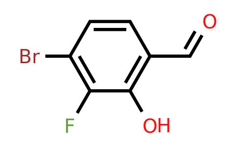 CAS 1427373-29-2 | 4-Bromo-3-fluoro-2-hydroxy-benzaldehyde