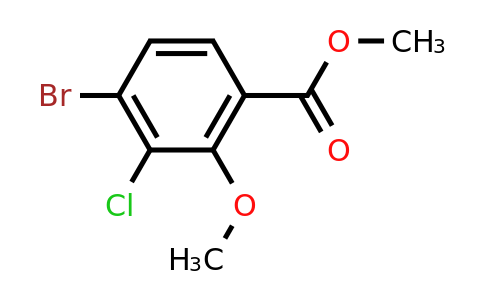 CAS 1427377-54-5 | methyl 4-bromo-3-chloro-2-methoxybenzoate