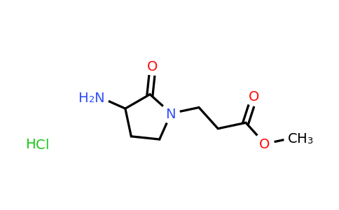 CAS 1427378-56-0 | methyl 3-(3-amino-2-oxopyrrolidin-1-yl)propanoate hydrochloride