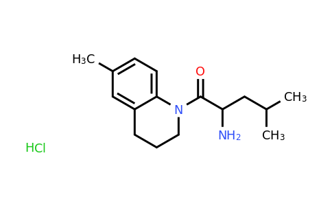 CAS 1427378-73-1 | 2-amino-4-methyl-1-(6-methyl-1,2,3,4-tetrahydroquinolin-1-yl)pentan-1-one hydrochloride