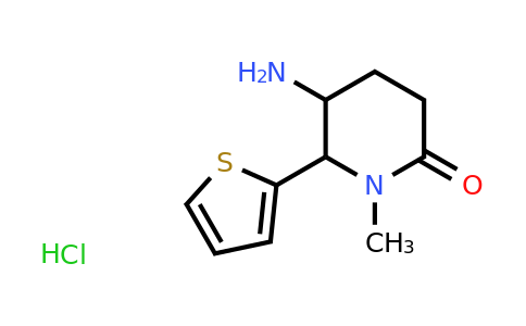 CAS 1427378-76-4 | 5-amino-1-methyl-6-(thiophen-2-yl)piperidin-2-one hydrochloride