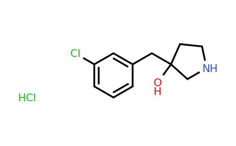 CAS 1427378-96-8 | 3-[(3-chlorophenyl)methyl]pyrrolidin-3-ol hydrochloride