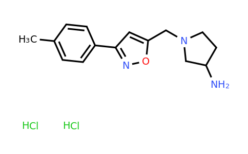 CAS 1427378-97-9 | 1-{[3-(4-methylphenyl)-1,2-oxazol-5-yl]methyl}pyrrolidin-3-amine dihydrochloride