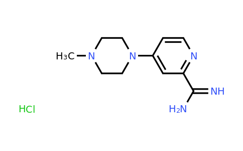CAS 1427379-02-9 | 4-(4-methylpiperazin-1-yl)pyridine-2-carboximidamide hydrochloride