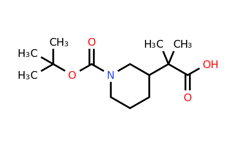CAS 1427379-03-0 | 2-{1-[(tert-butoxy)carbonyl]piperidin-3-yl}-2-methylpropanoic acid