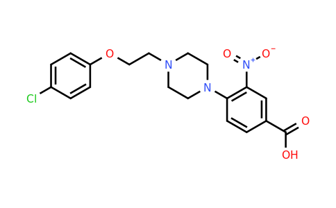 CAS 1427379-13-2 | 4-{4-[2-(4-chlorophenoxy)ethyl]piperazin-1-yl}-3-nitrobenzoic acid
