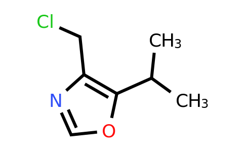 CAS 1427379-19-8 | 4-(chloromethyl)-5-(propan-2-yl)-1,3-oxazole