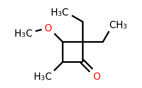 CAS 1427379-46-1 | 2,2-diethyl-3-methoxy-4-methylcyclobutan-1-one