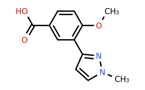 CAS 1427379-47-2 | 4-methoxy-3-(1-methyl-1H-pyrazol-3-yl)benzoic acid