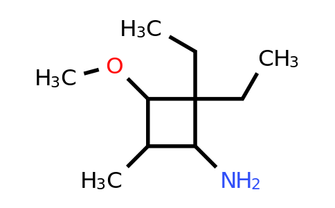 CAS 1427379-65-4 | 2,2-diethyl-3-methoxy-4-methylcyclobutan-1-amine