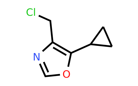 CAS 1427379-67-6 | 4-(chloromethyl)-5-cyclopropyl-1,3-oxazole