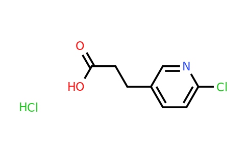 CAS 1427379-78-9 | 3-(6-chloro-3-pyridyl)propanoic acid;hydrochloride