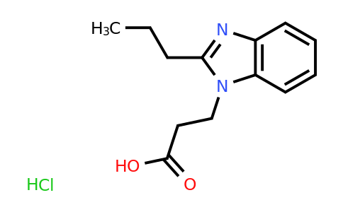CAS 1427379-95-0 | 3-(2-propyl-1H-1,3-benzodiazol-1-yl)propanoic acid hydrochloride