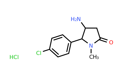 CAS 1427379-99-4 | 4-amino-5-(4-chlorophenyl)-1-methylpyrrolidin-2-one hydrochloride