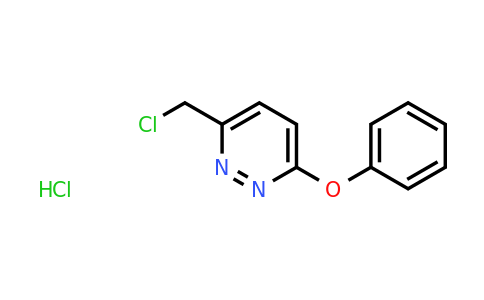 CAS 1427380-06-0 | 3-(chloromethyl)-6-phenoxypyridazine hydrochloride