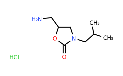 CAS 1427380-28-6 | 5-(aminomethyl)-3-(2-methylpropyl)-1,3-oxazolidin-2-one hydrochloride