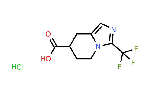 CAS 1427380-30-0 | 3-(trifluoromethyl)-5H,6H,7H,8H-imidazo[1,5-a]pyridine-7-carboxylic acid hydrochloride