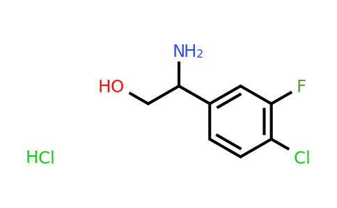 CAS 1427380-48-0 | 2-amino-2-(4-chloro-3-fluorophenyl)ethan-1-ol hydrochloride