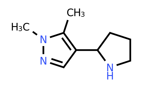 CAS 1427380-52-6 | 1,5-dimethyl-4-(pyrrolidin-2-yl)-1H-pyrazole