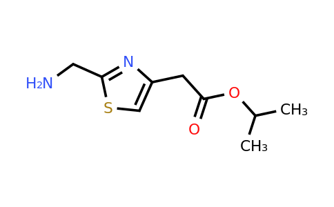 CAS 1427380-81-1 | propan-2-yl 2-[2-(aminomethyl)-1,3-thiazol-4-yl]acetate