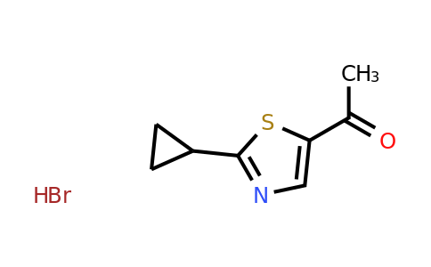 CAS 1427380-94-6 | 1-(2-cyclopropyl-1,3-thiazol-5-yl)ethan-1-one hydrobromide