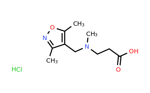 CAS 1427381-00-7 | 3-{[(dimethyl-1,2-oxazol-4-yl)methyl](methyl)amino}propanoic acid hydrochloride