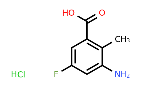 CAS 1427381-07-4 | 3-amino-5-fluoro-2-methylbenzoic acid hydrochloride