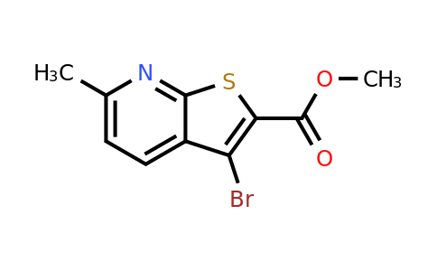 CAS 1427420-48-1 | methyl 3-bromo-6-methylthieno[2,3-b]pyridine-2-carboxylate