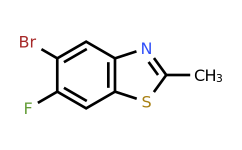 CAS 1427433-44-0 | 5-bromo-6-fluoro-2-methyl-1,3-benzothiazole