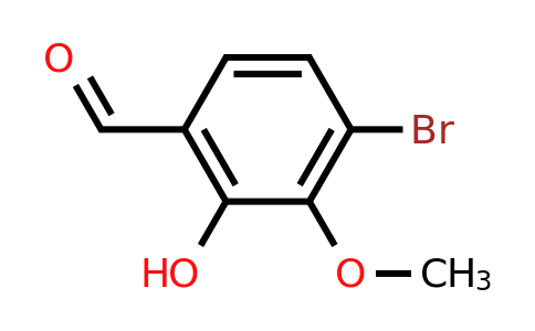 CAS 1427439-23-3 | 4-bromo-2-hydroxy-3-methoxy-benzaldehyde