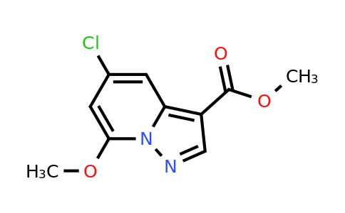 CAS 1427444-80-1 | methyl 5-chloro-7-methoxy-pyrazolo[1,5-a]pyridine-3-carboxylate