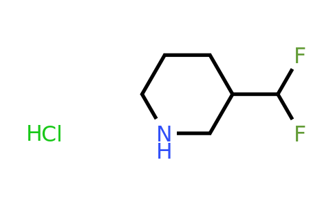 CAS 1427455-16-0 | 3-(Difluoromethyl)piperidine hydrochloride