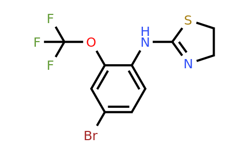 CAS 1427460-45-4 | N-(4-Bromo-2-(trifluoromethoxy)phenyl)-4,5-dihydrothiazol-2-amine