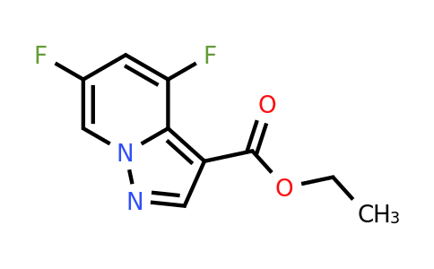 CAS 1427501-67-4 | ethyl 4,6-difluoropyrazolo[1,5-a]pyridine-3-carboxylate