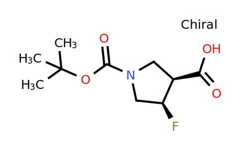 CAS 1427501-91-4 | cis-1-tert-butoxycarbonyl-4-fluoro-pyrrolidine-3-carboxylic acid