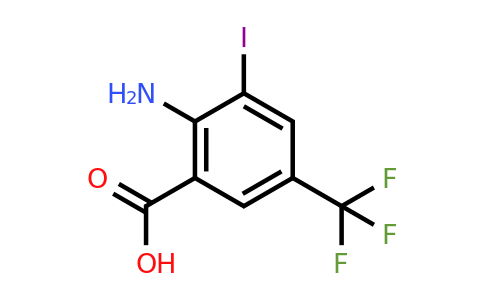 CAS 1427501-94-7 | 2-Amino-3-iodo-5-(trifluoromethyl)benzoic acid